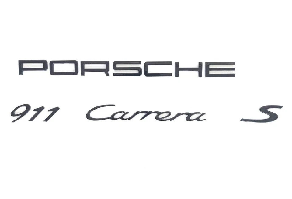 @ New Genuine Porsche 911 991 Carrera S Gloss Black Emblem Badge @ New Genuine Porsche 911 991 Carrera S Gloss Black Emblem Badge