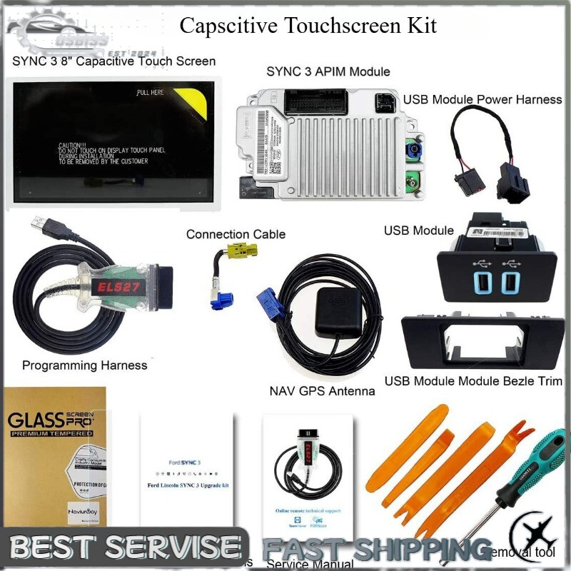 Factory SYNC 2 to SYNC 3 Upgrade Kit 3.4 Fit for Ford Sync3 APIM Module Carplay