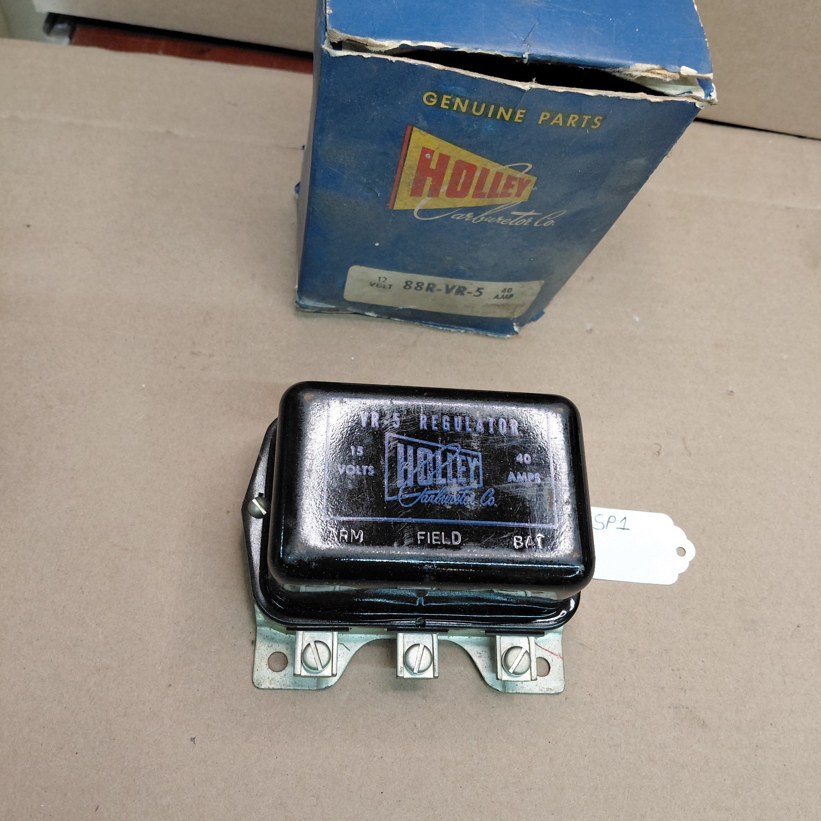 NOS UNUSED VINTAGE HOLLEY 88R-VR5 REGULATOR 40 AMP 12 VOLT