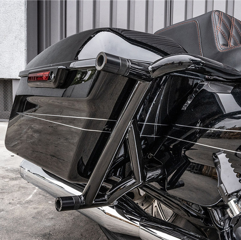 Rear Saddlebag Support Guards Rails Fit For Harley Touring Road Glide 2009-2024