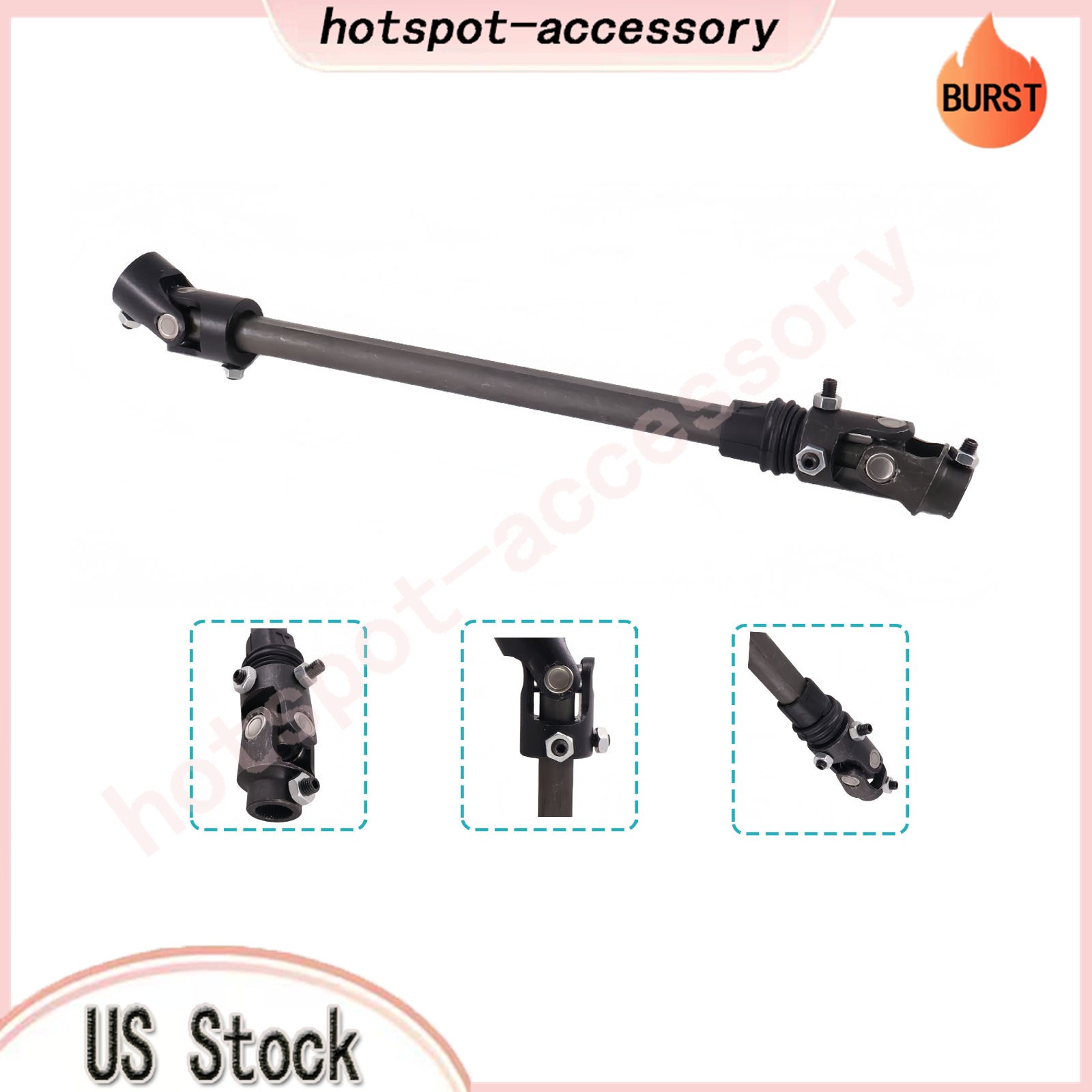 New Telescoping Steering Shaft For 1980-1991 Ford Truck US Stock  000980