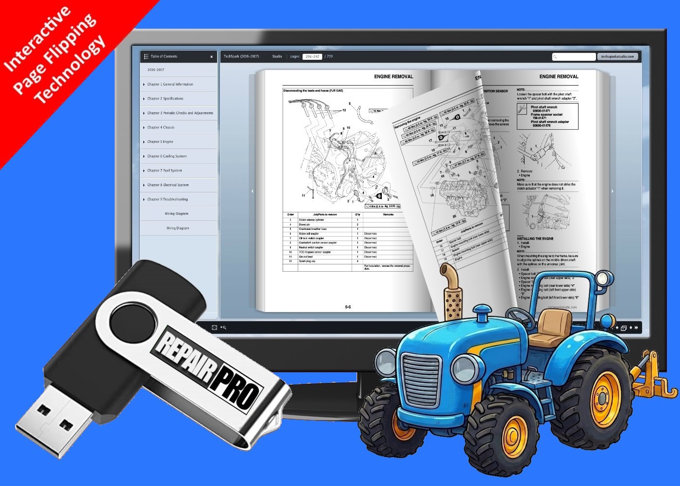 New Holland Boomer 24 Tier 4B Tractor Service Repair Maintenance Shop Manual USB
