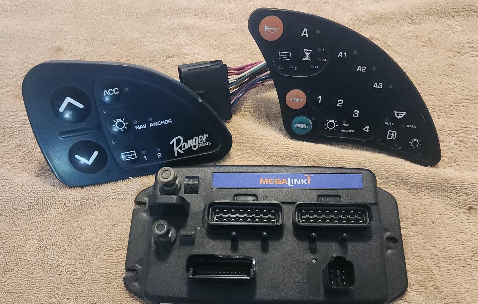 RANGER  BOAT  Mega Link-Key Panel- Front Panel- Keypad      