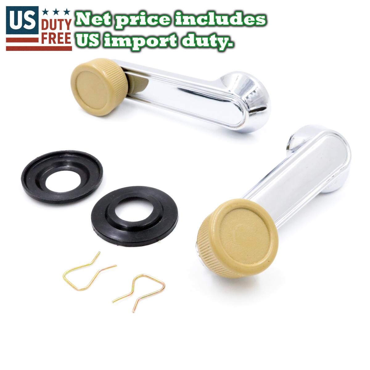 2x Crank Door Handle For 70-81 Toyota Celica TA22 TA23 Corolla KE20 KE25 KE30 35 2x Crank Door Handle For 70-81 Toyota Celica TA22 TA23 Corolla KE20 KE25 KE30 35