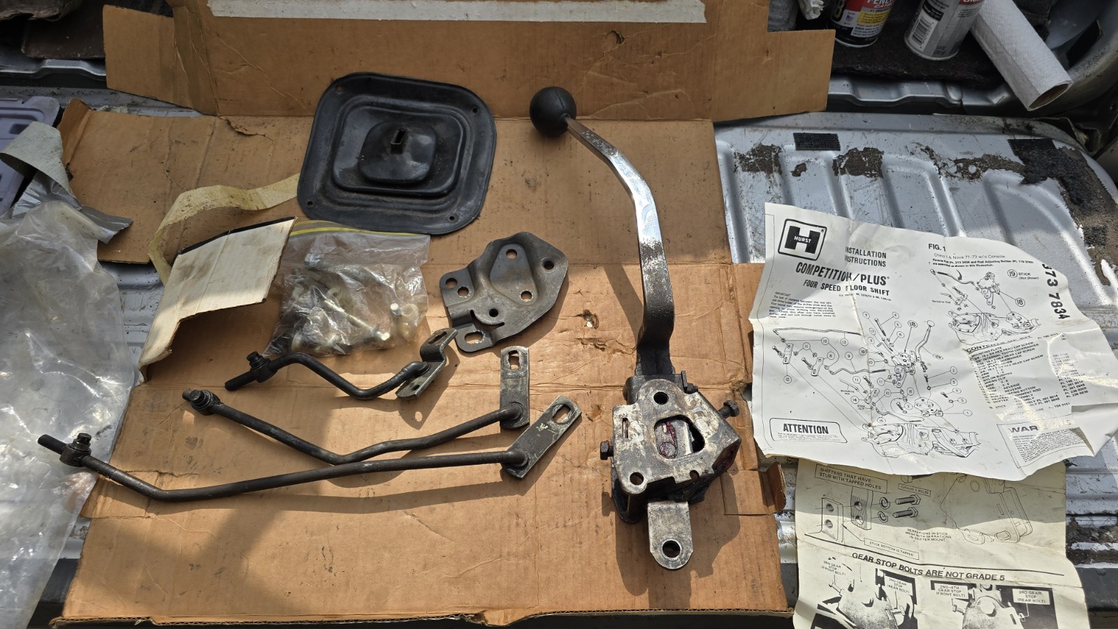 1980s Vintage Hurts 4 Speed Shifter Set Up