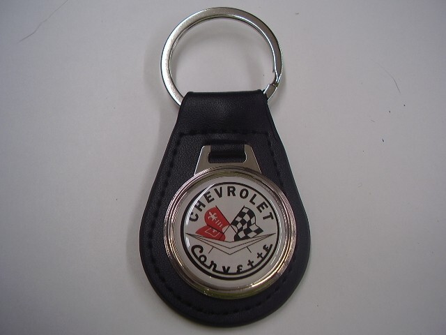 CHEVROLET CORVETTE OLDER LOGO KEY CHAIN LEATHER FOB CHEVROLET CORVETTE OLDER LOGO KEY CHAIN LEATHER FOB