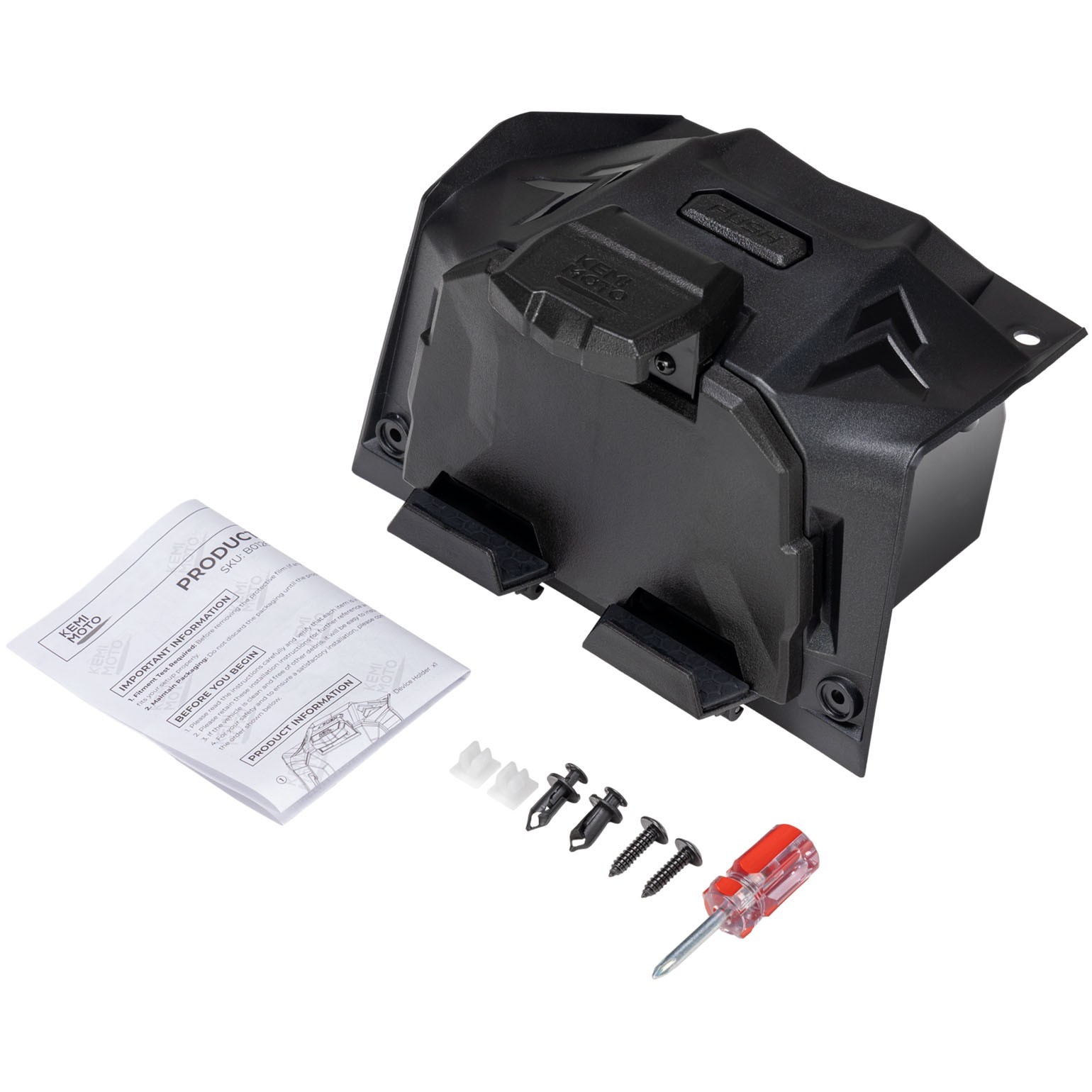 KEMIMOTO Electronic Tablet Device Holder for Polaris RZR XP 1000 Turbo 2019-2023