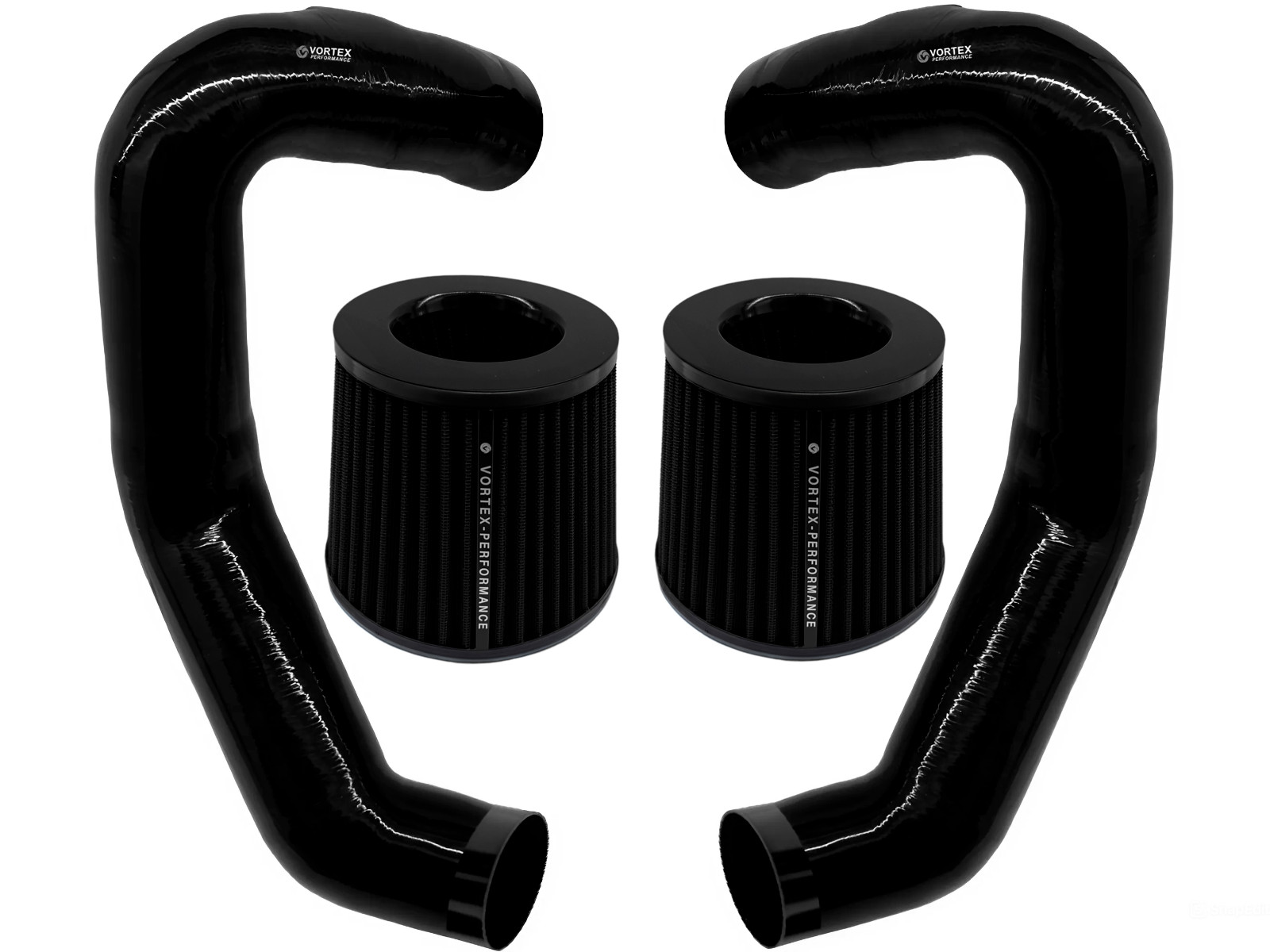 for BMW M5 M6 F10 F06 F13 F12 air intake front mount BLACK LBKAF V2