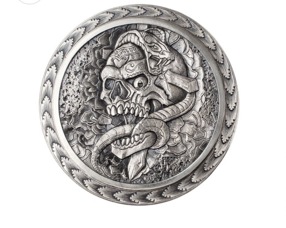 Kinglemc Skull Gas Cap Fuel Tank Cap for Harley Davidson