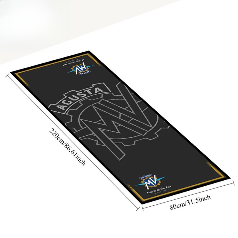 Motorcycle Garage Mat Workshop Racing Sports Carpet Anti-Slip For MV Agusta