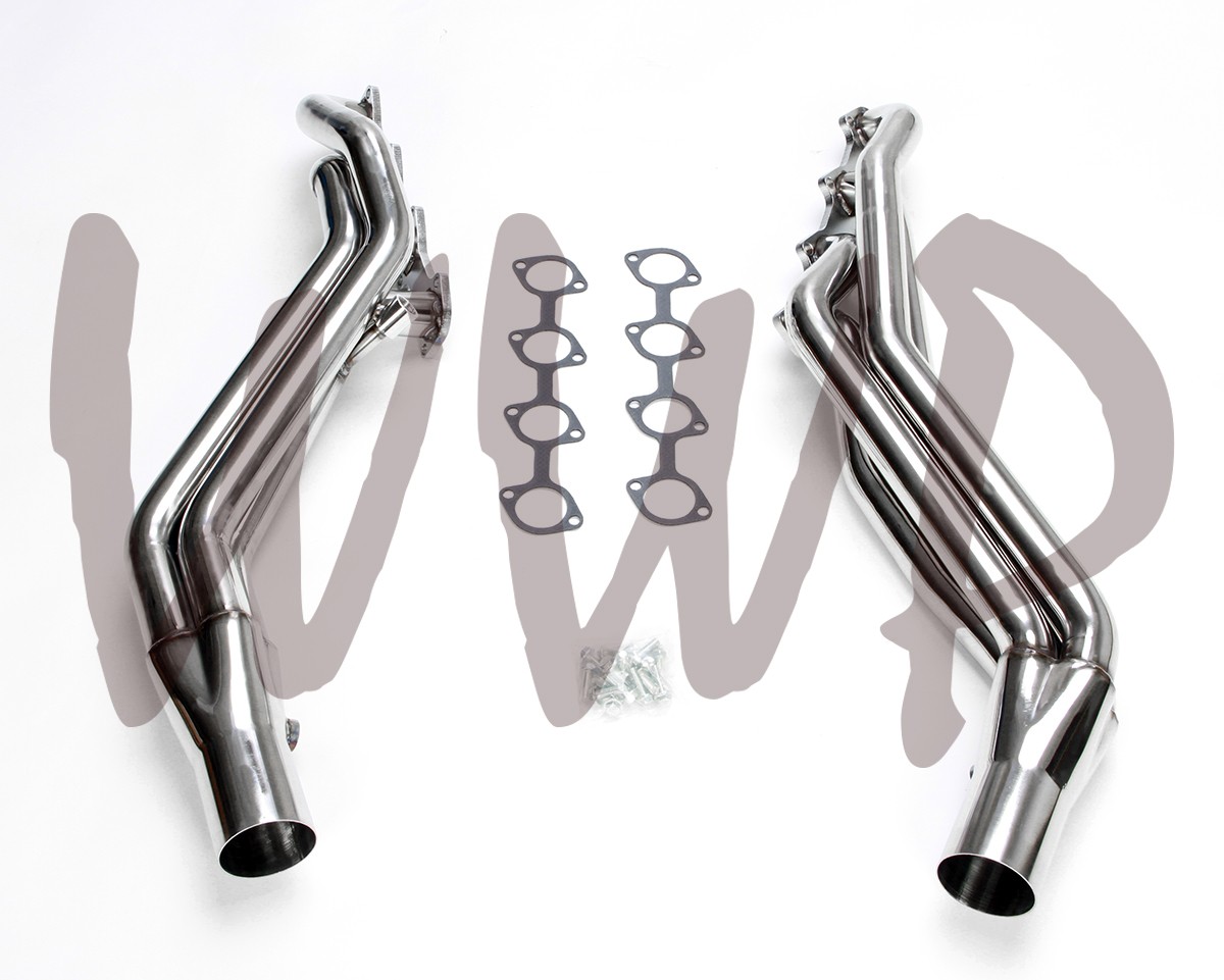 Stainless Steel Exhaust Header Manifold System 04-08 Ford F150 4.6L 4WD Only Stainless Steel Exhaust Header Manifold System 04-08 Ford F150 4.6L 4WD Only