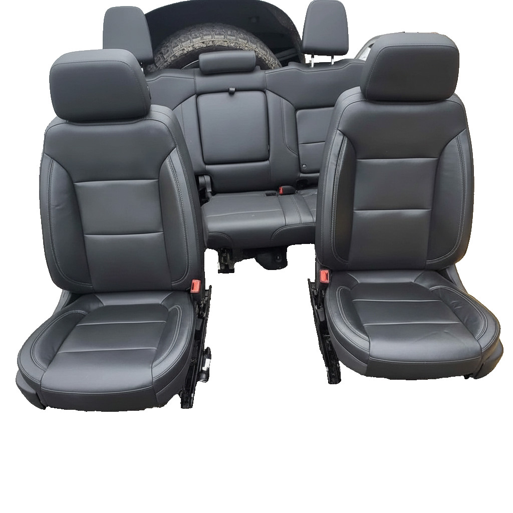 2019-2023 Sierra Silverado Crew Cab Heated Leather Seats Front Electric & Rear