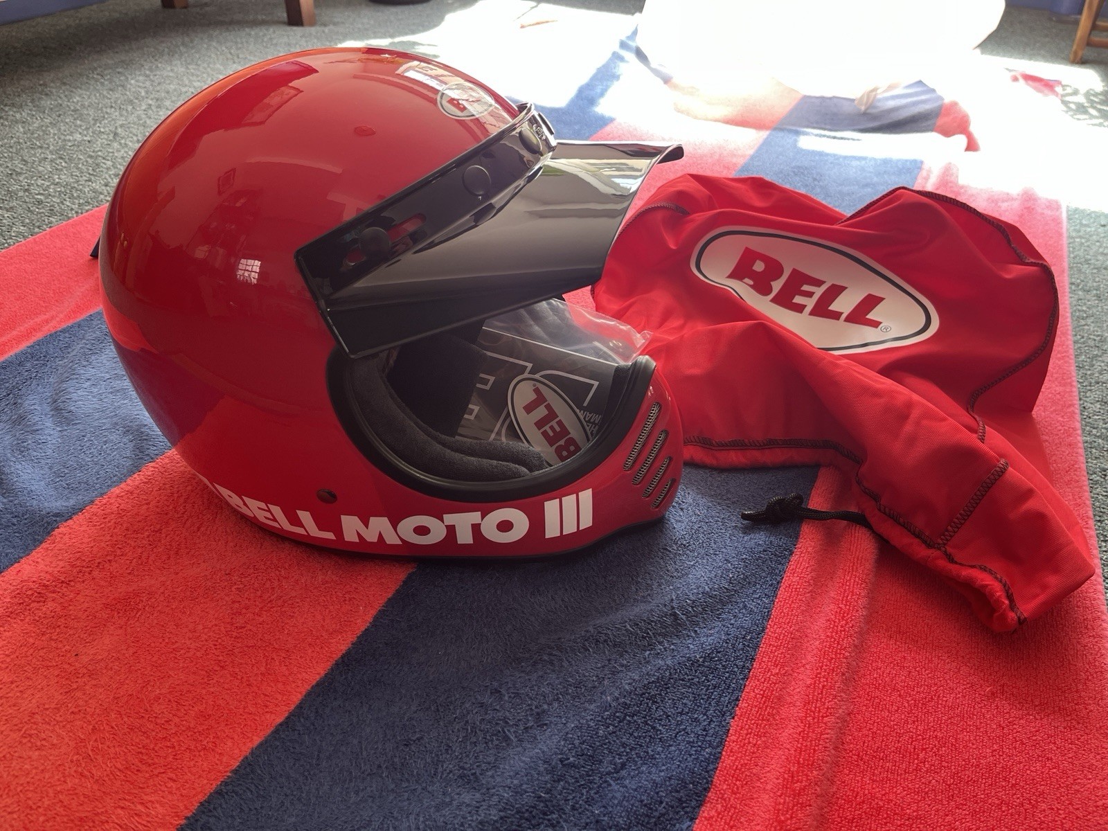 Bell Moto 3 Motorcycle Helmet Red Size Xl Bell Moto 3 Motorcycle Helmet Red Size Xl