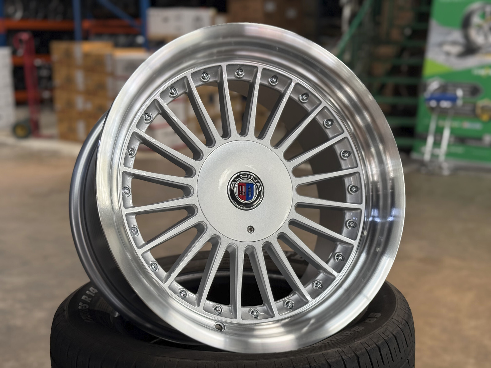New 17x8J 17x9J Alpina Classic Design (4 Wheel) 4x114.3 Acura Chevrolet Honda