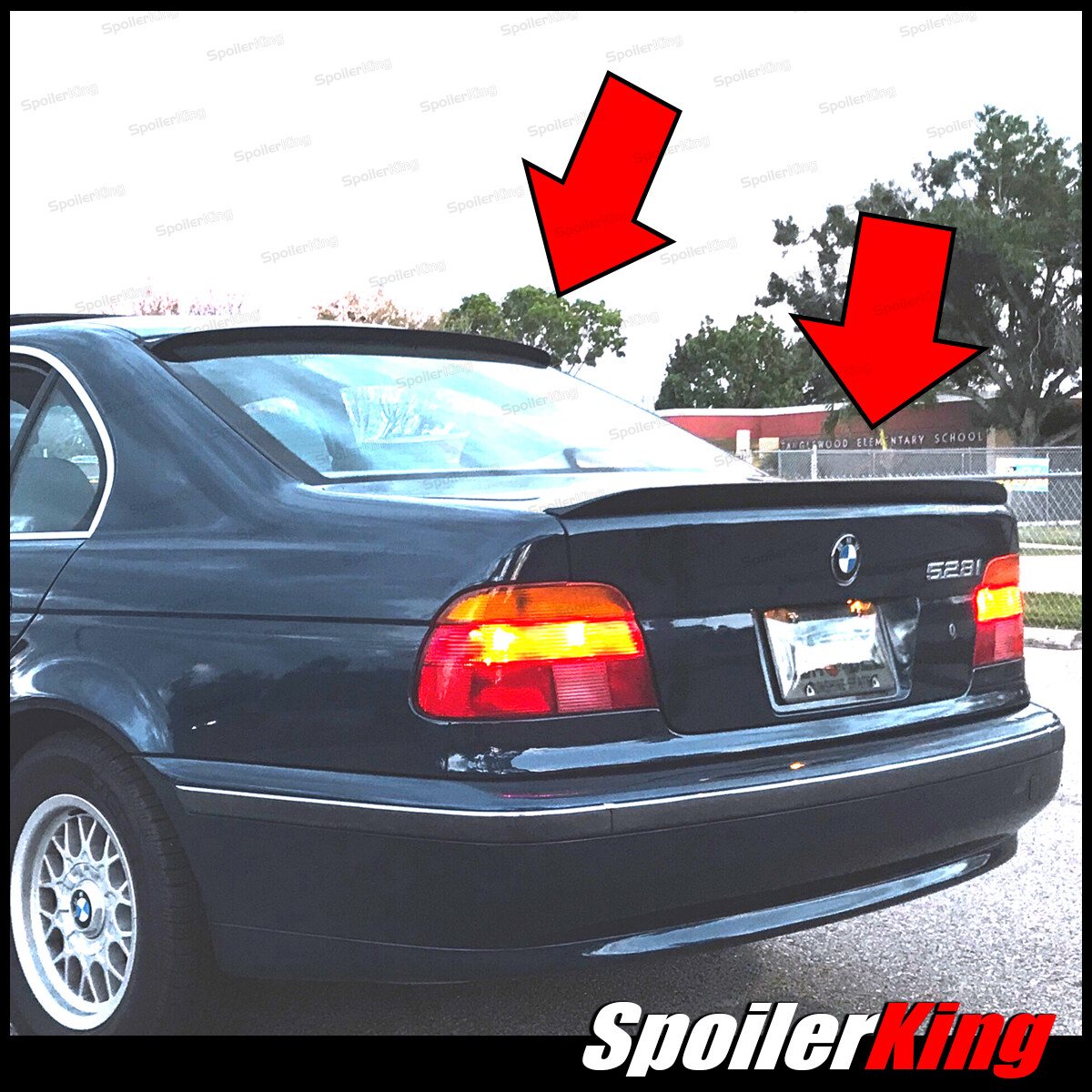 SpoilerKing (284R/284G) COMBO Rear duckbill spoiler & window wing Fits: BMW e39 SpoilerKing (284R/284G) COMBO Rear duckbill spoiler & window wing Fits: BMW e39