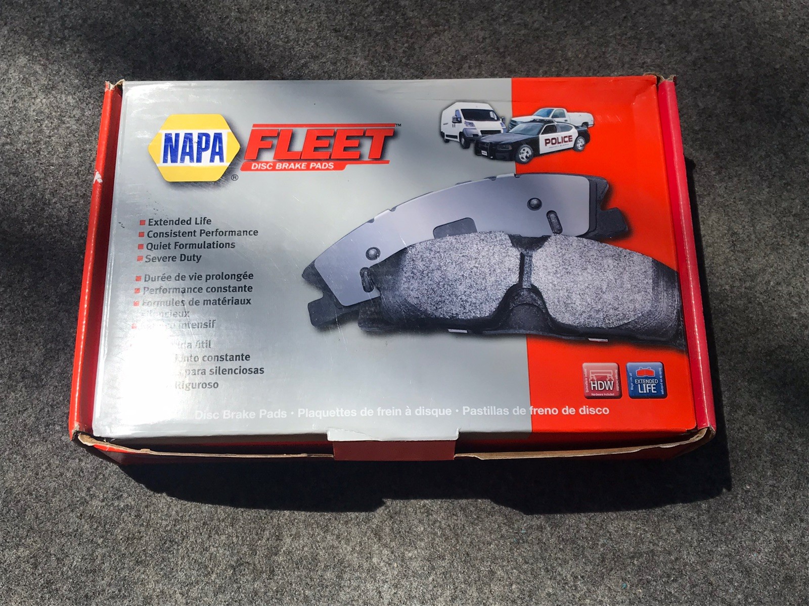 Napa Fleet Disc Brake Pads Extended Life FT7535 READ DESCRIPTION Napa Fleet Disc Brake Pads Extended Life FT7535 READ DESCRIPTION