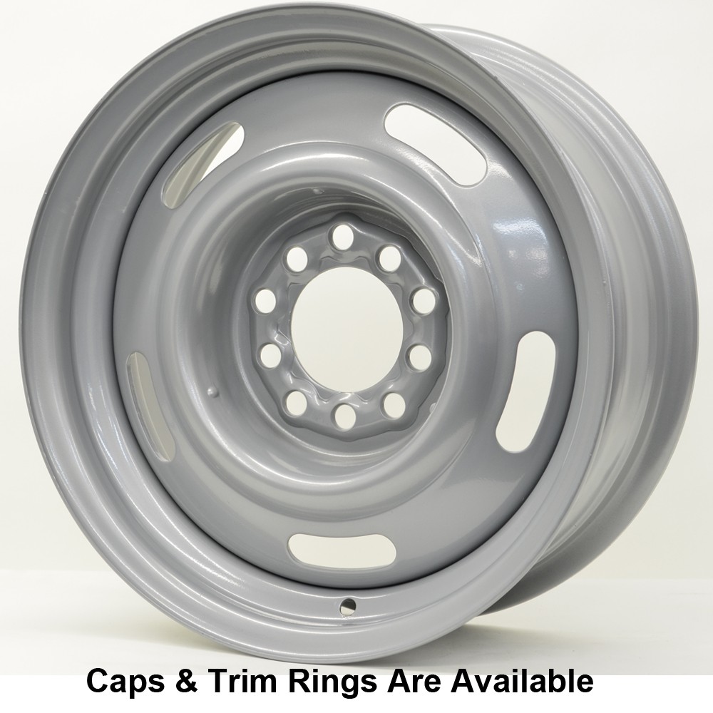 VISION 55 Rally Rim 15X10 5x127 Offset -32 Silver Painted (Quantity of 4)