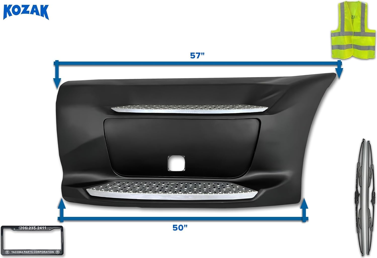 Front Step Fairing Metal Steps Right Side Compatible With Peterbilt 579 13-2021 Front Step Fairing Metal Steps Right Side Compatible With Peterbilt 579 13-2021