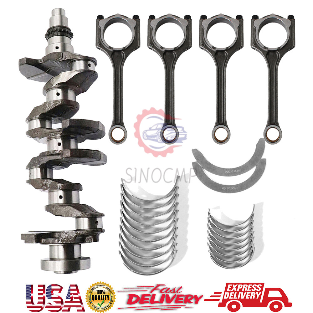 G4NA Crankshaft 623V6-2EH00 w/ OEM Connecting Rod 23510-2E001 for Hyundai 12-19