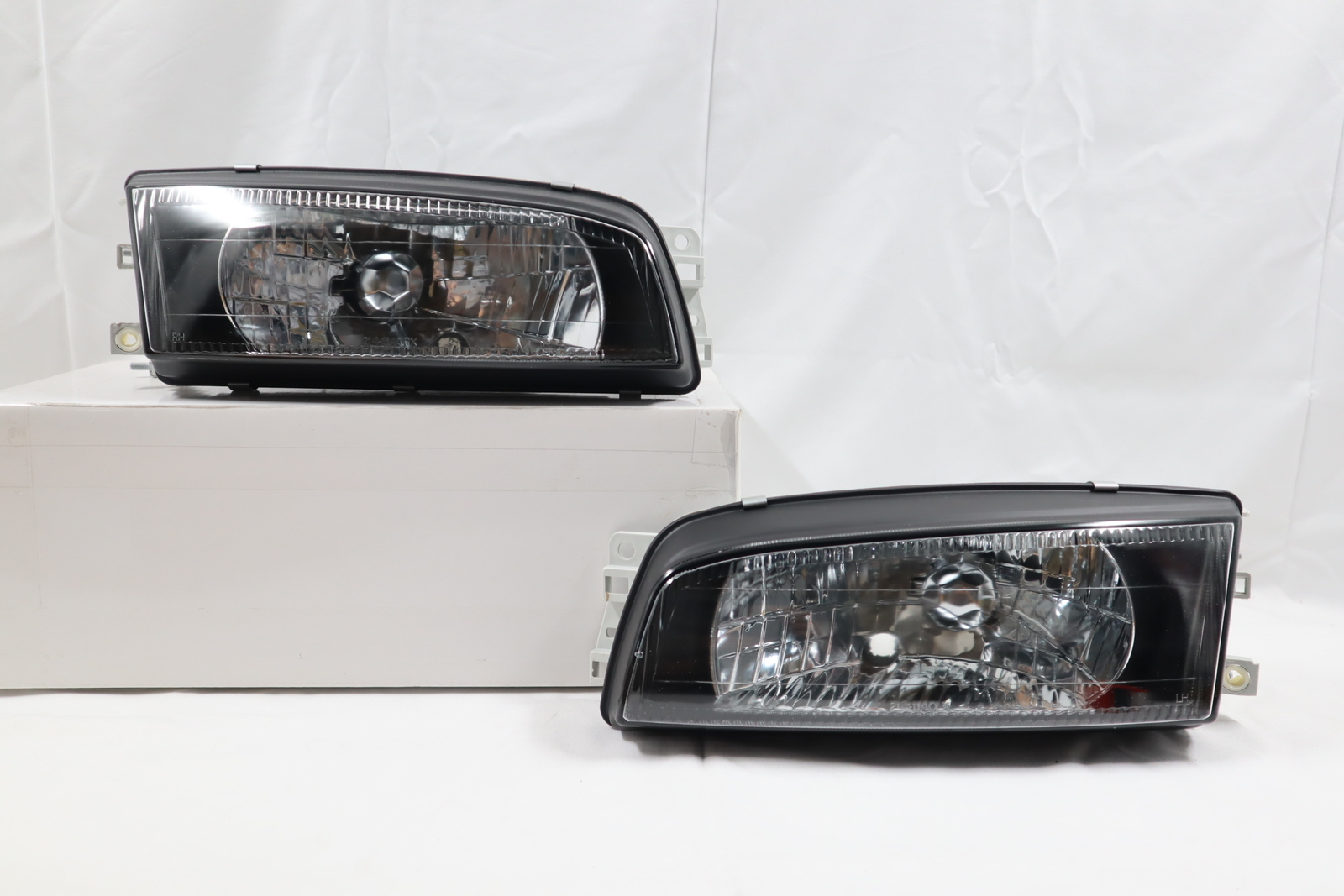1992~1993~94~1995 Lancer Evo Evolution 1 2 3 Black Headlight Mirage~92~93~94~95