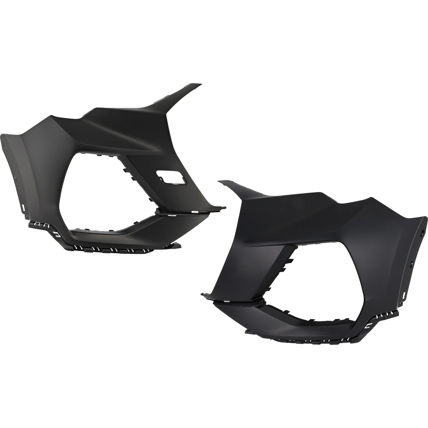 Bumper Face Bar Ends Set of 2 Front Driver & Passenger Side Left Right Pair