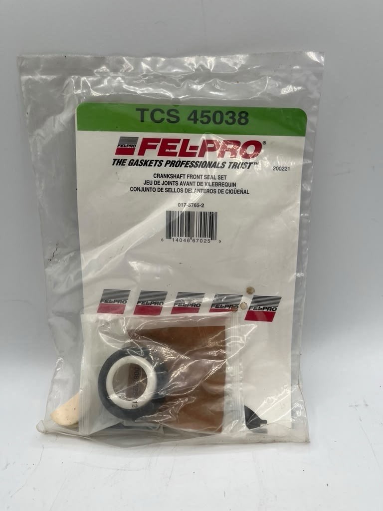 Fel-Pro TCS 45038 Crankshaft Front Seal Set Engine Gasket Kit AB25M Fel-Pro TCS 45038 Crankshaft Front Seal Set Engine Gasket Kit AB25M