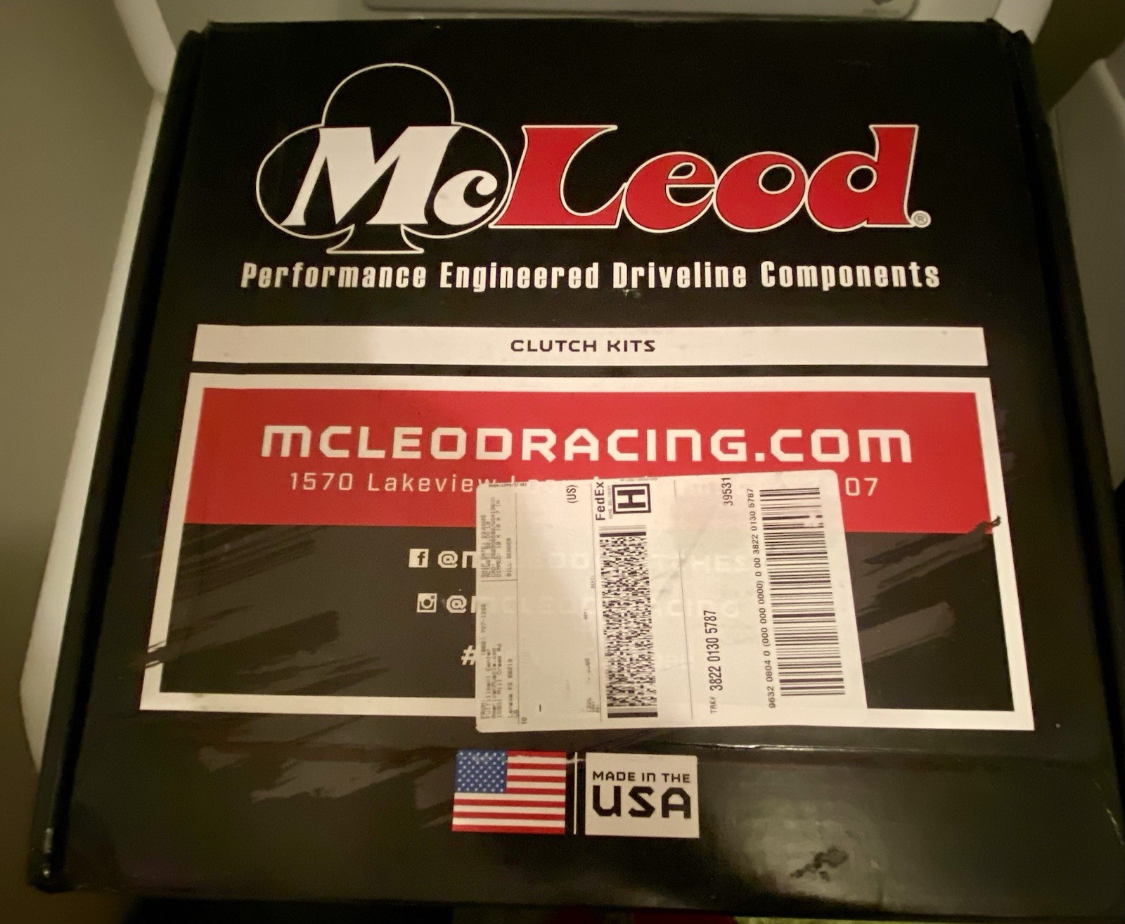 McLeod Clutch Kit & Master Cylinder & Clutch Line Assembly For Mustang GT 15-17