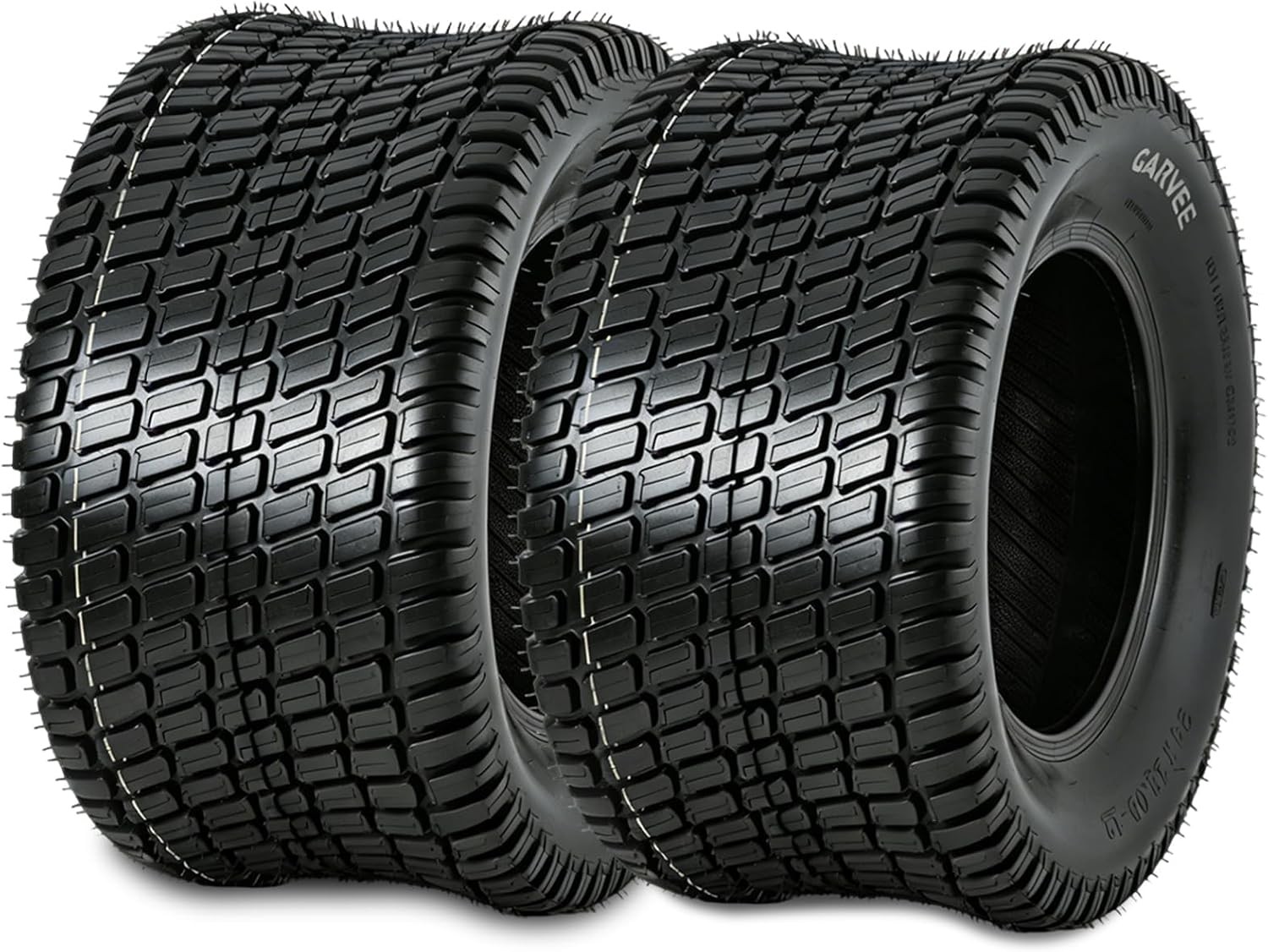 2 Pack 20x8.00-10 Lawn Mower Tractor Turf Tires 4 Ply 20x8-10 20x8x10 Tubeless