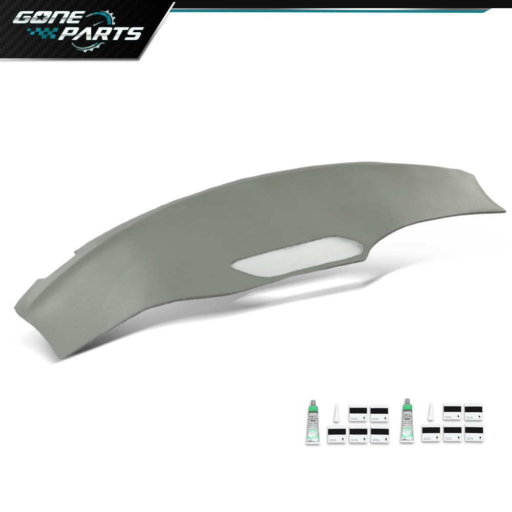 Soft TPE Dashboard Dash Cover Overlay Light Gray Fit For 93-96 Pontiac Firebird