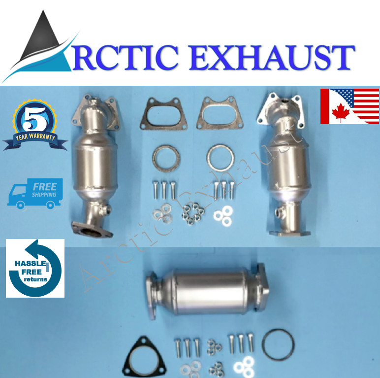 FITS:03-06 ACURA MDX 3.5L FRONT DRIVER/PASENNGER & REAR CATALYTIC CONVERTER SET