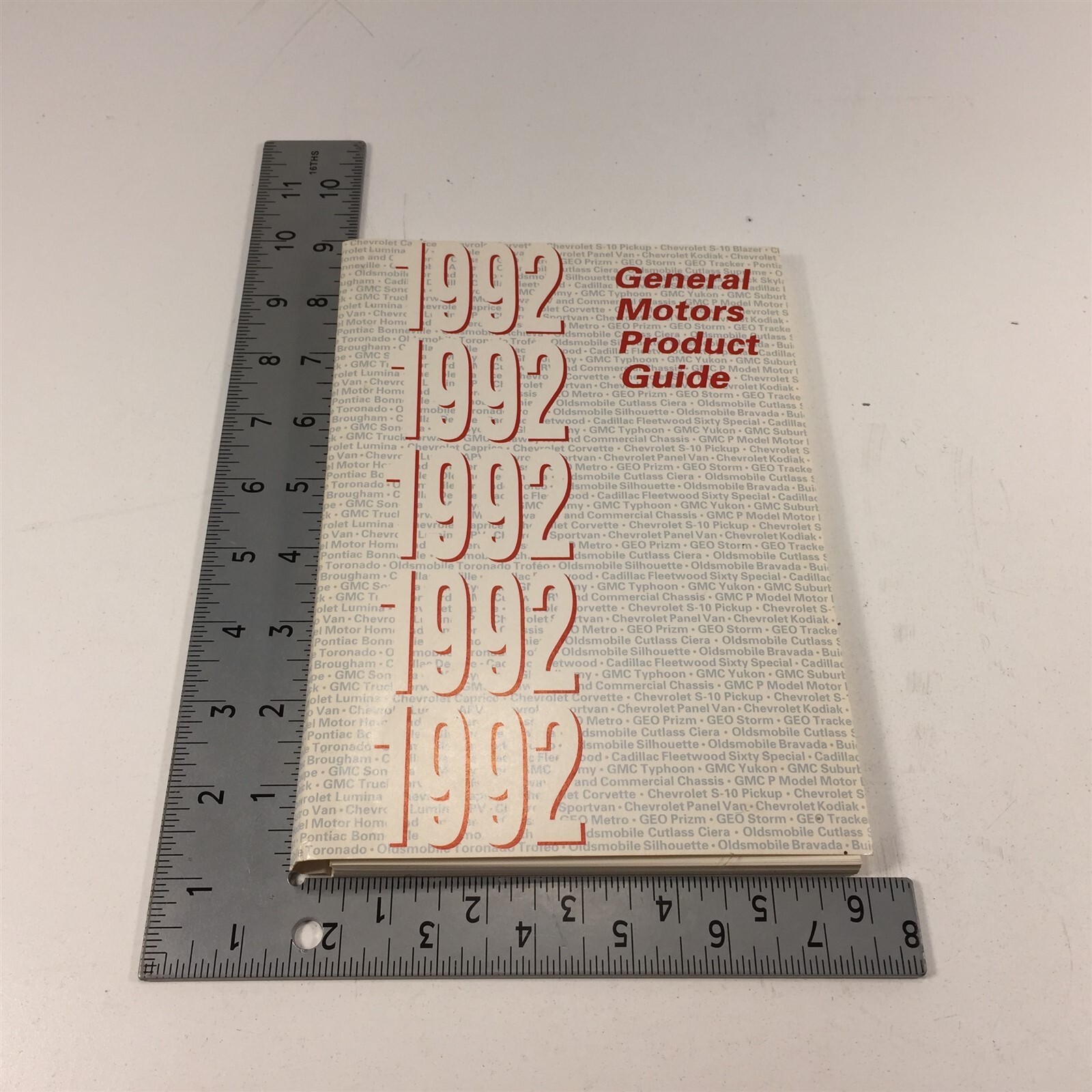 1992 General Motors Product Guide 1992 General Motors Product Guide