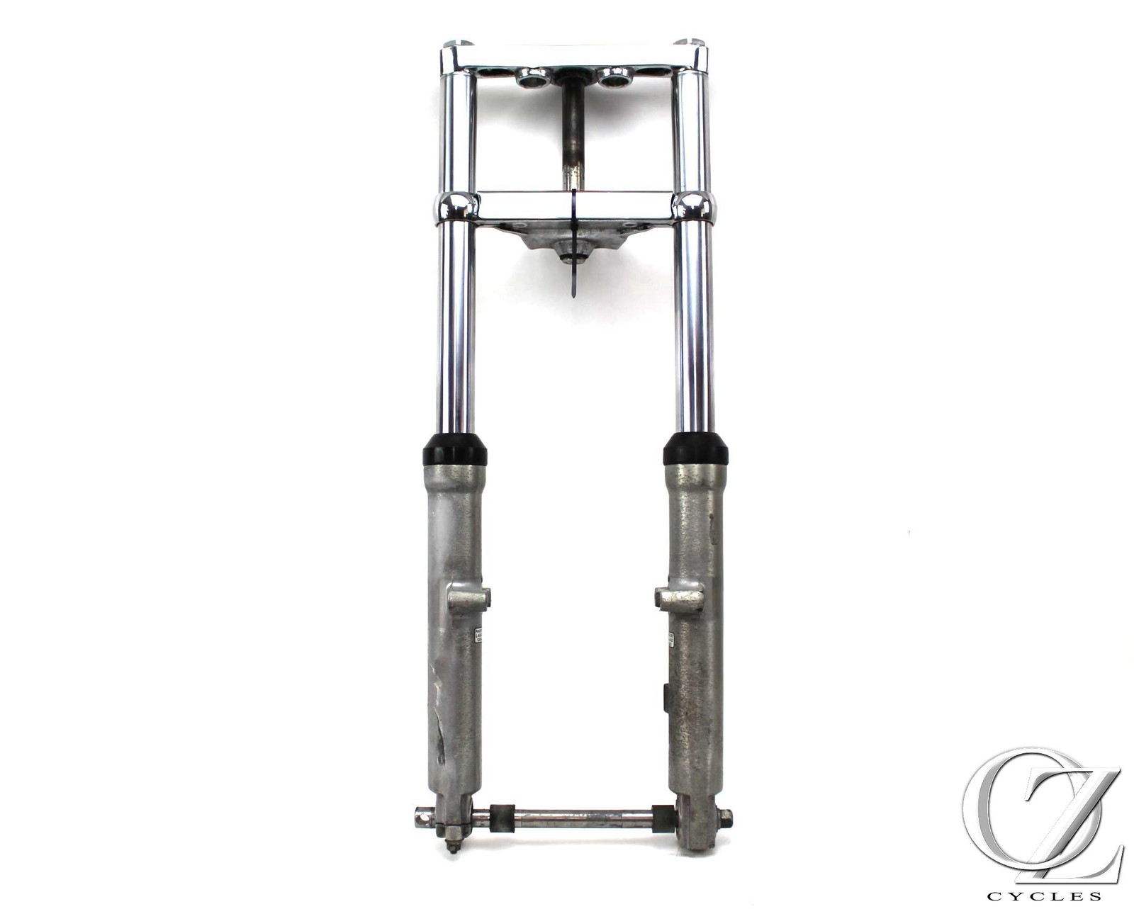 2003 03 Harley FXSTB Night Train Softail Front End Forks Suspension Straight