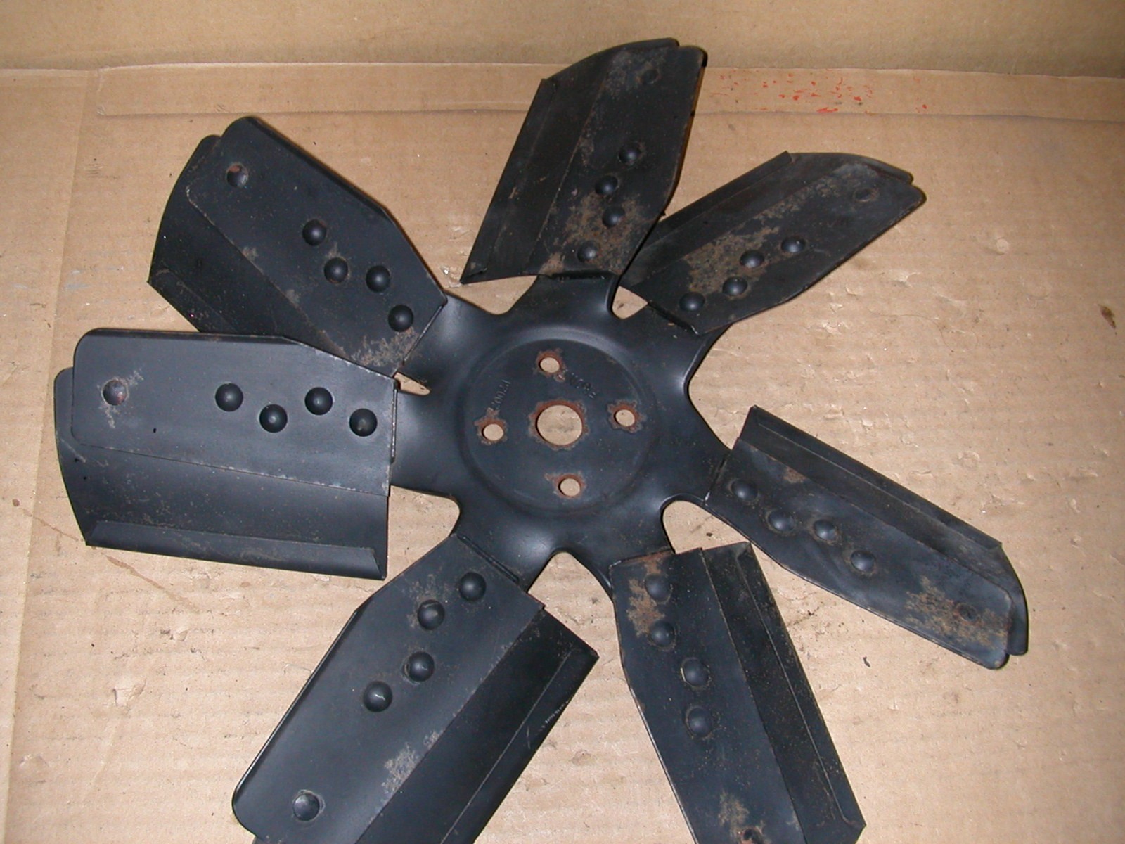 VINTAGE 7-BLADE ENGINE COOLING FAN - FORD/MOPAR/GM? #367138 - 16-1/2 VINTAGE 7-BLADE ENGINE COOLING FAN - FORD/MOPAR/GM? #367138 - 16-1/2