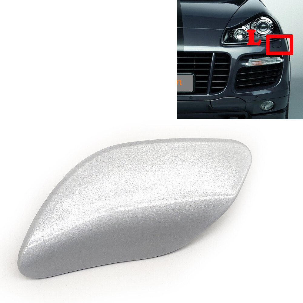 Fit 07-10 Porsche Cayenne 9PA1 Turbo GTS Sport S 957 Side Headlight Washer Cover