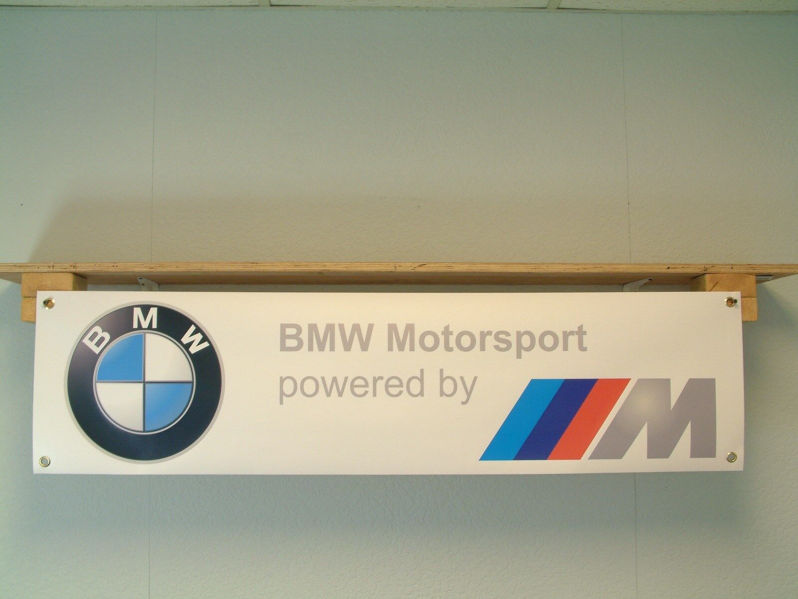 BMW M Sport Banner Motorsport workshop Car Garage badge logo wall Display