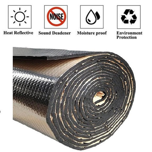10MM Sound Deadener Insulation Automotive Heat Shield Self Adhesive FIREPROOF A6 10MM Sound Deadener Insulation Automotive Heat Shield Self Adhesive FIREPROOF A6