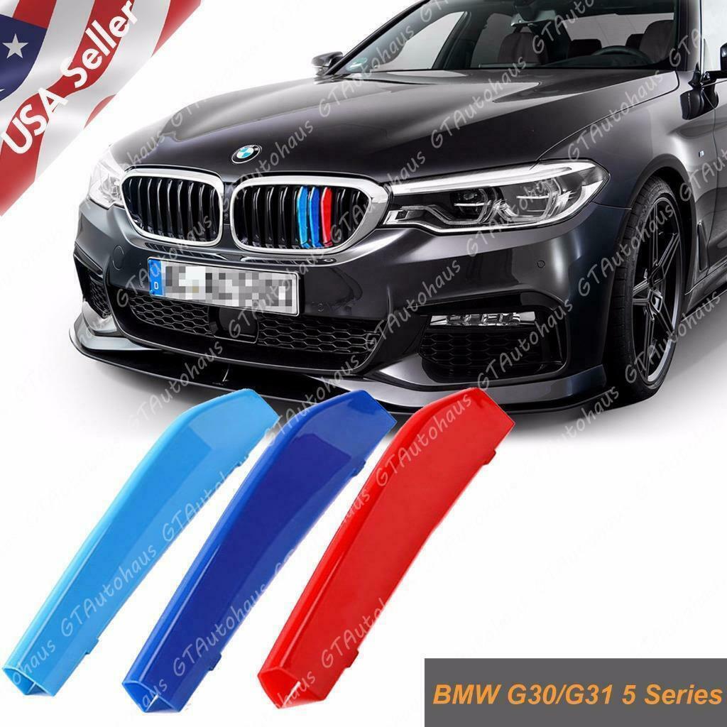 M-Colored Kidney Grille Cover Insert Stripe For BMW G30 G31 520i 530i 540i M550i