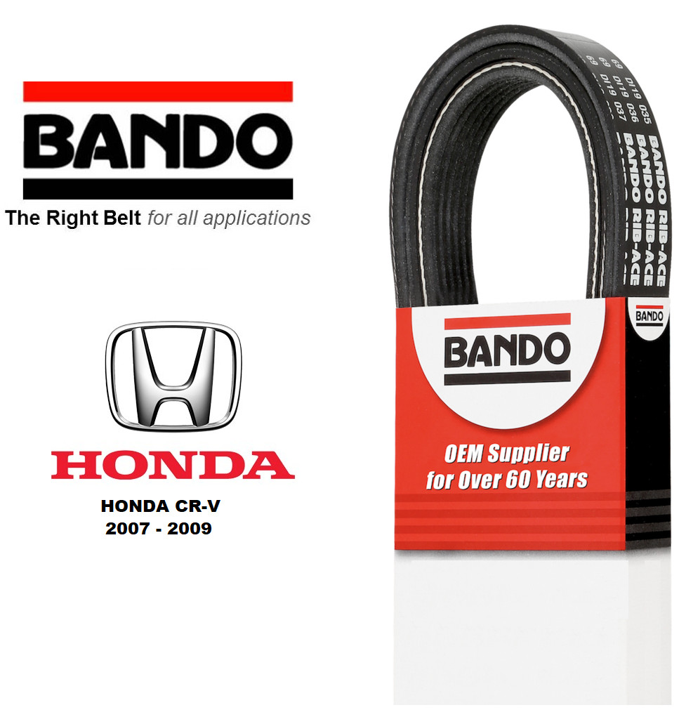 Serpentine OEM Belt Rib Fits HONDA CR-V L4 2.4L 07-09 OE 38920-RBB-E03