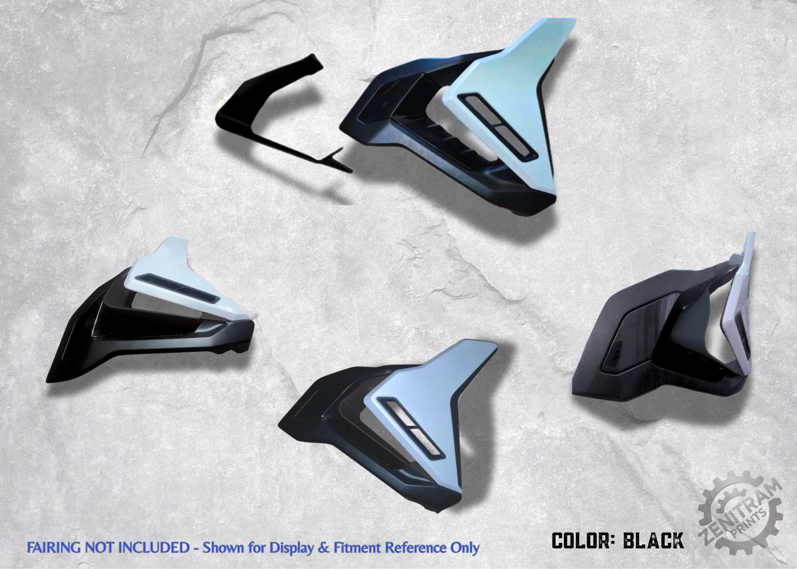 Claw Air Deflectors/Heat Shield for Triumph Tiger 900 (2024–2026) Trim Specific*