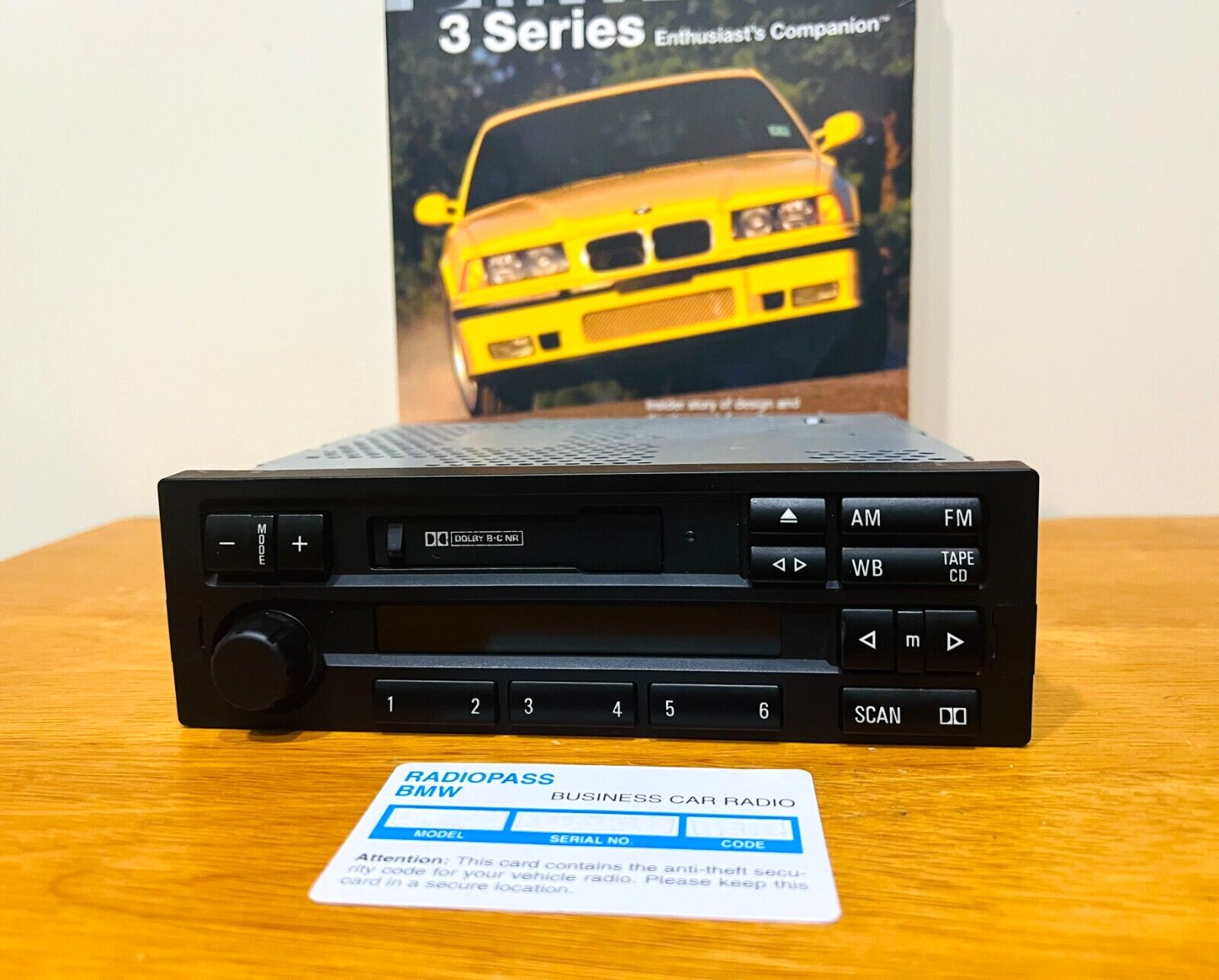 BMW C33 BLUETOOTH RADIO STEREO E36 318 323 328 E30 E31 E34 540 840 M3 Z3 CODE