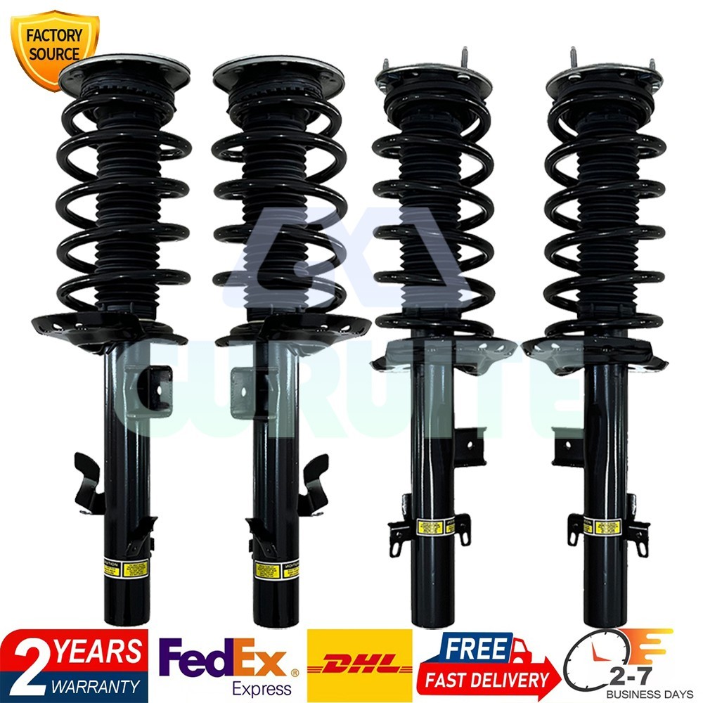 4Pcs Fit Land Rover LR2 2008-2015 Front & Rear Shock Absorbers Struts Assembly 4Pcs Fit Land Rover LR2 2008-2015 Front & Rear Shock Absorbers Struts Assembly