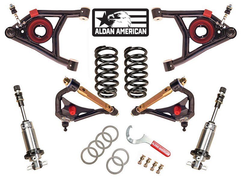 1968-72 Chevy Chevelle, GM A-Body Front Coilover Suspension Kit, SBC, Double Adj 1968-72 Chevy Chevelle, GM A-Body Front Coilover Suspension Kit, SBC, Double Adj
