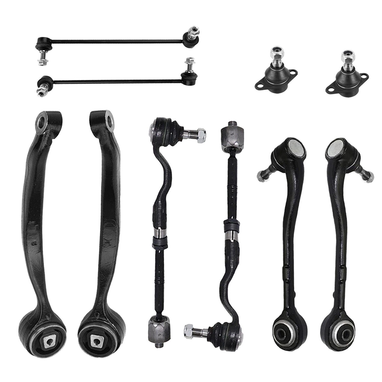 For 2011-18 BMW X3 X4 Front Control Arm Tie Rod Sway Bar Link Ball Joint 10 Set