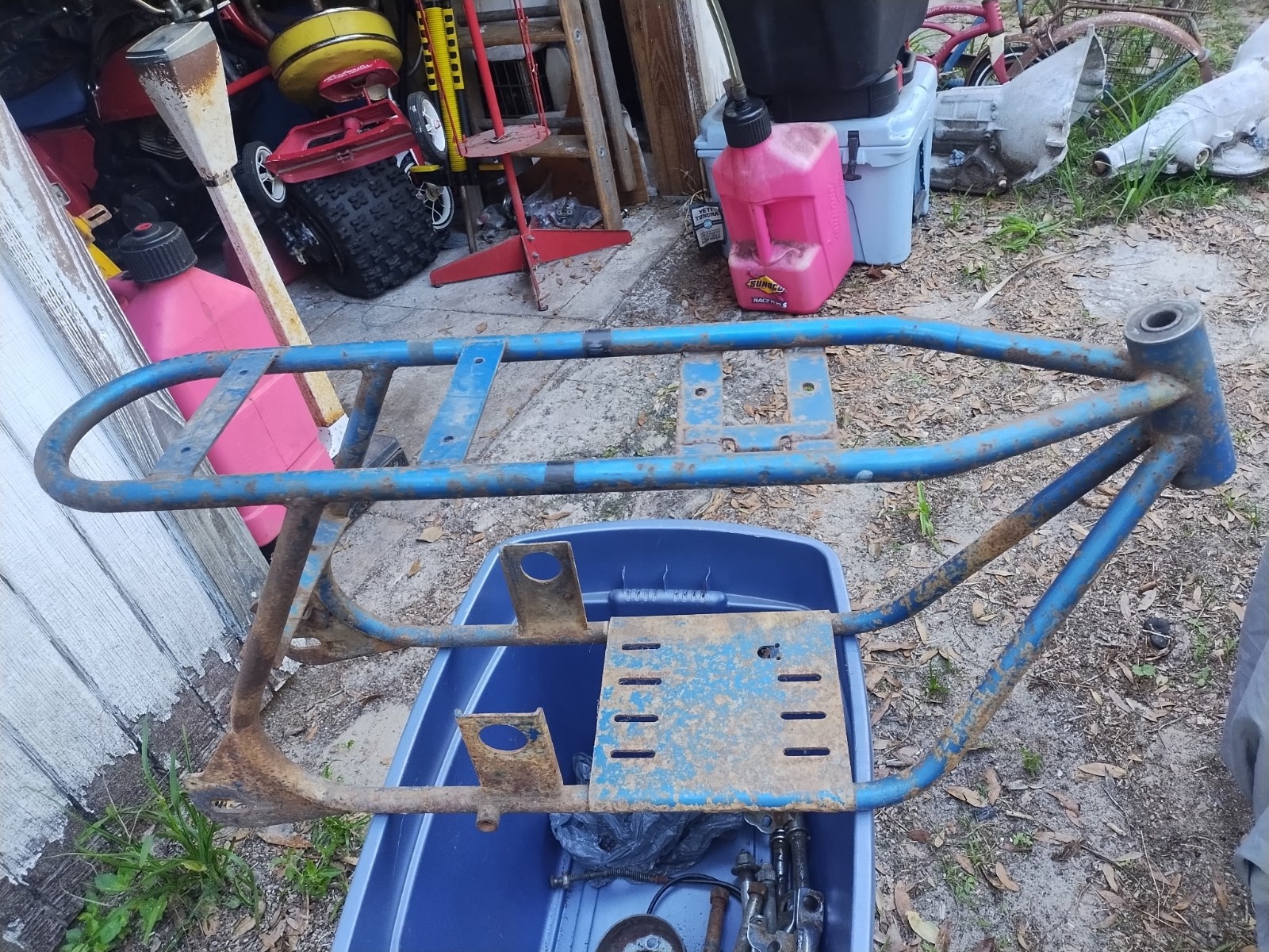 MB-1A (1969-1971) Kawasaki Coyote Mini Bike Frame As Is