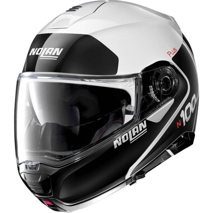 Nolan N100-5 Plus Distinctive Modular Motorcycle Helmet Metal White Street XXL Nolan N100-5 Plus Distinctive Modular Motorcycle Helmet Metal White Street XXL