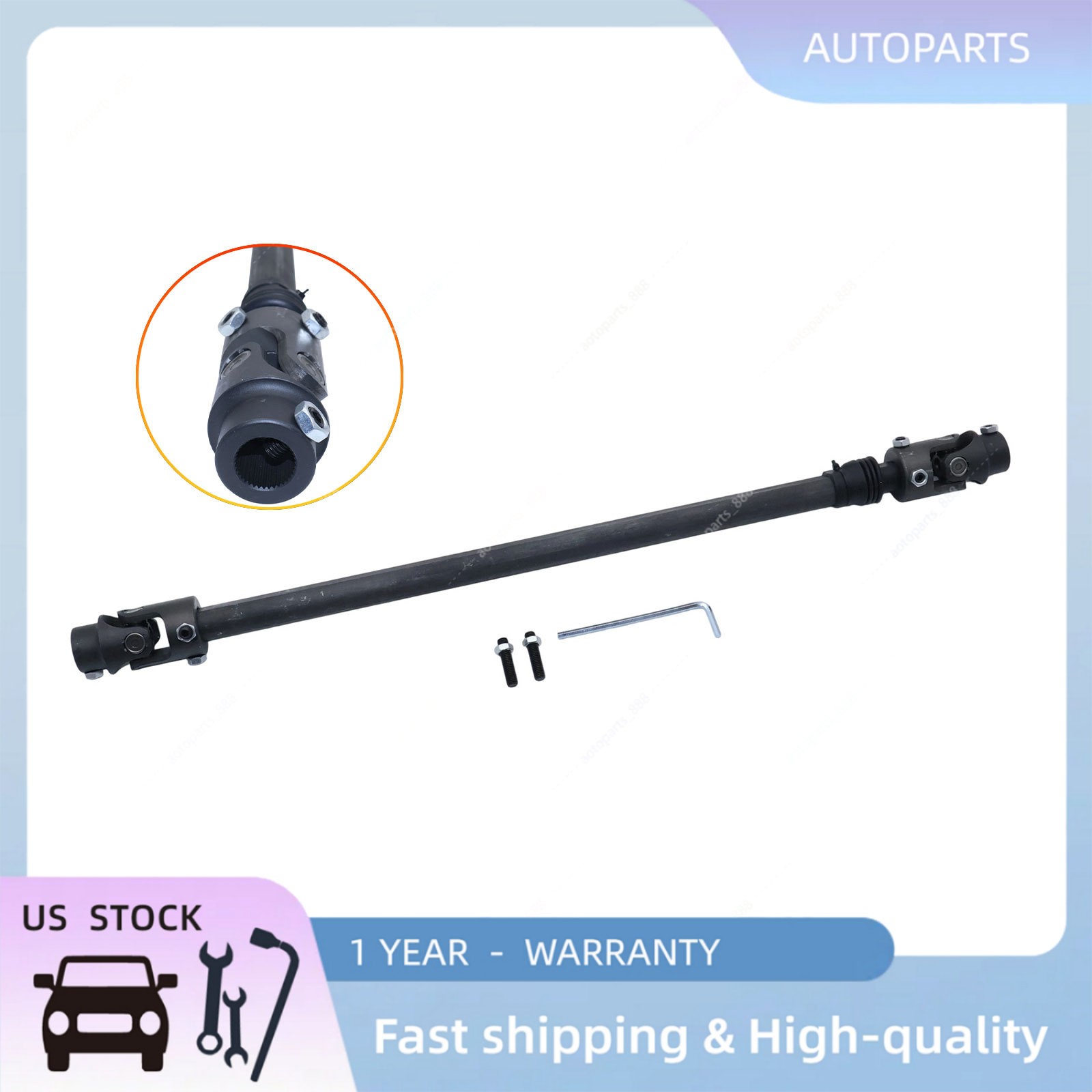 Steering Shaft For 1970-1979 Full Size Ford Truck F-100 F-150 F-250 F-350 000970 Steering Shaft For 1970-1979 Full Size Ford Truck F-100 F-150 F-250 F-350 000970