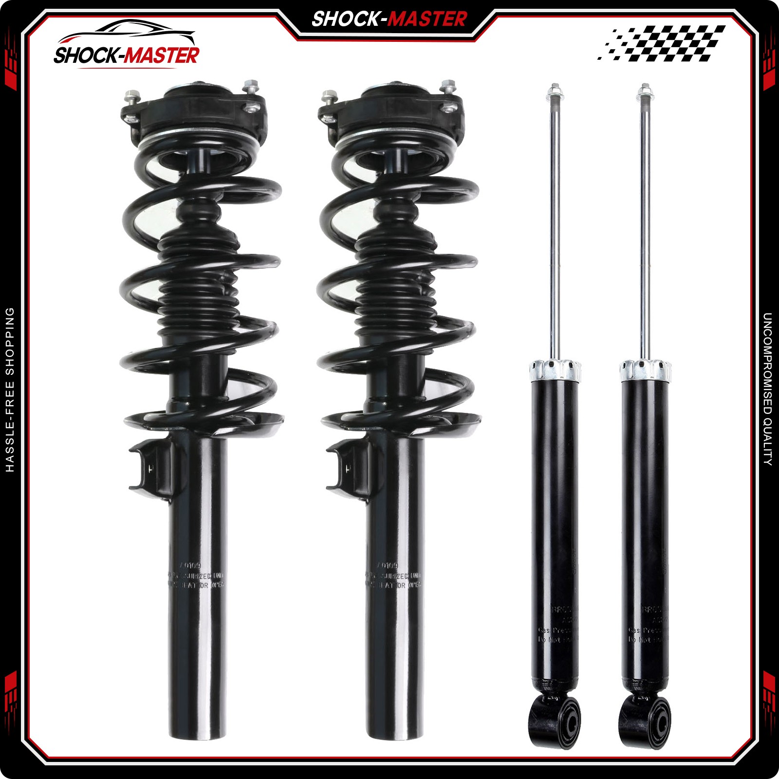4PSC For Volkswagen CC Passat Rabbit Front Complete Strut & Rear Shock Absorbers 4PSC For Volkswagen CC Passat Rabbit Front Complete Strut & Rear Shock Absorbers