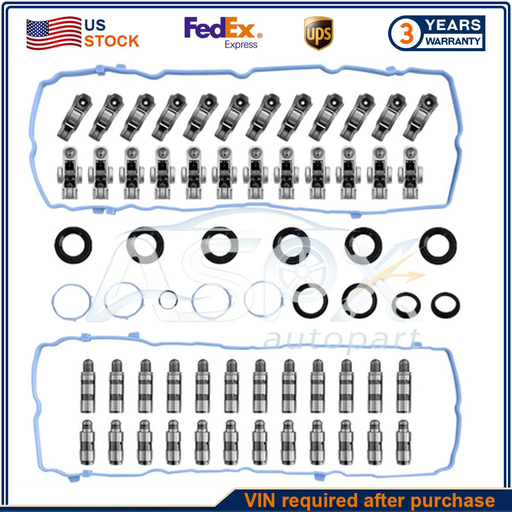 3.6L Pentastar Rocker Arm + Lifters Kit for 2016-24 Jeep Wrangler Ram Chrysler