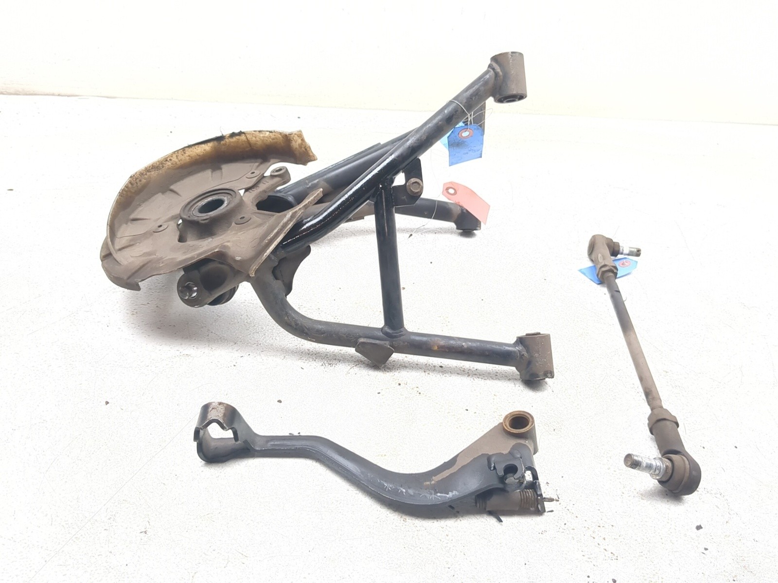 20-26 Honda TRX420FM1 Fourtrax 420 Upper Lower A-Arms Knuckle Tie Rod Set