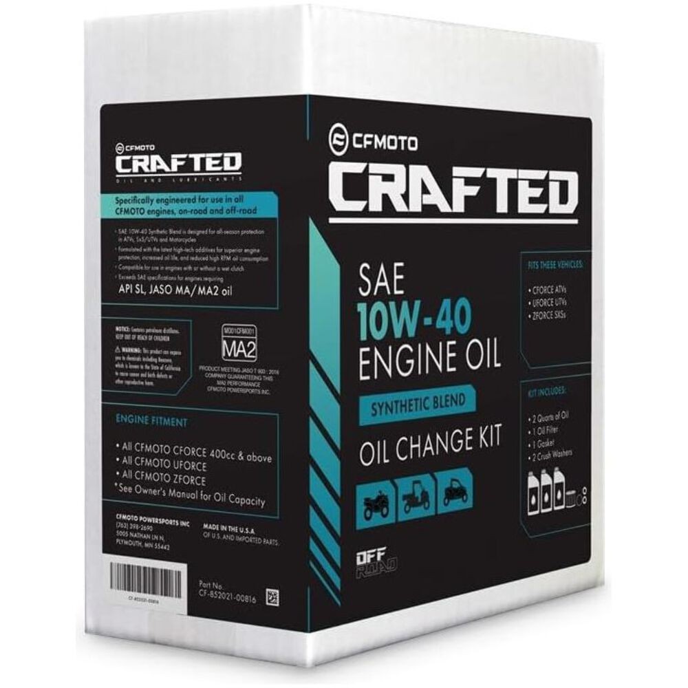CFMoto 10W-40 Off Road Oil Change Kit CF-852021-00816